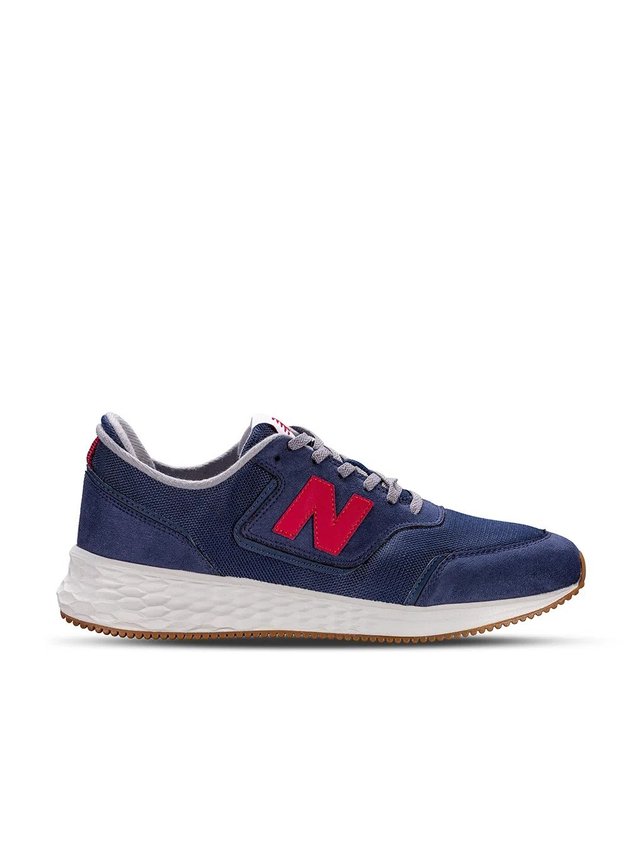 tenis new balance x70 casual masculino azul branco hyped 91