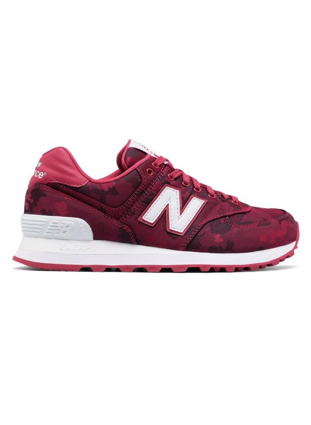 tenis new balance 574 feminino rosa vermelho hyped 91