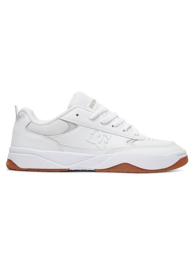 tenis dc shoes penza branco white whitw gum hwg hyped 91