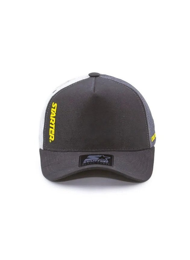 bone starter aba curva snapback preto cinza verde hyped 91