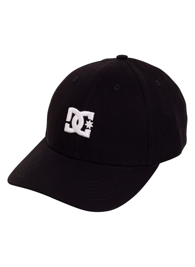 bone dc shoes capstar aba curva snapback preto hyped 91
