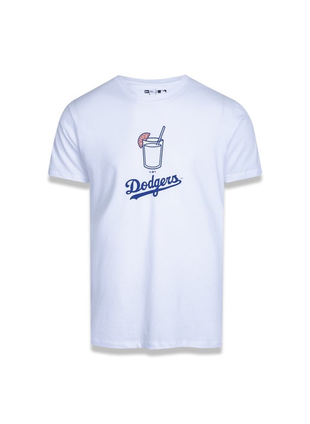 camiseta new era mlb los angeles dodgers summer time drink hyped 91