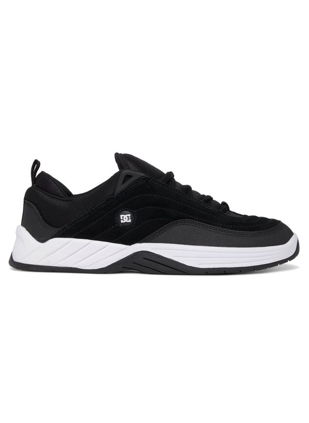 tenis williams slim dc shoes preto e branco hyped 91