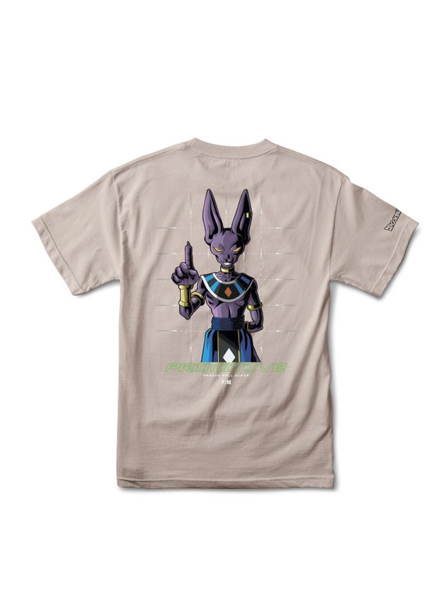 camiseta primitive shadow beerus safari marrom hyped 91 2