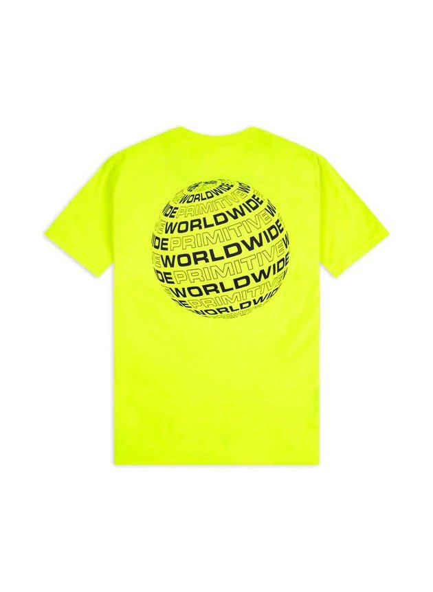 camiseta primitive zenith tee verde florescente hyped 91 2