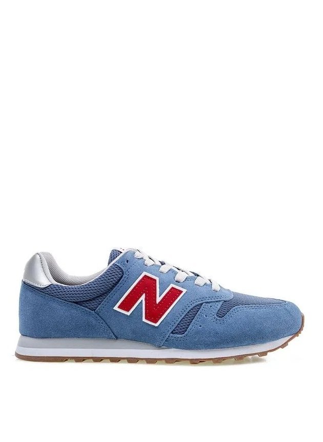tenis new balance 373 masculino azul vermelho hyped 91