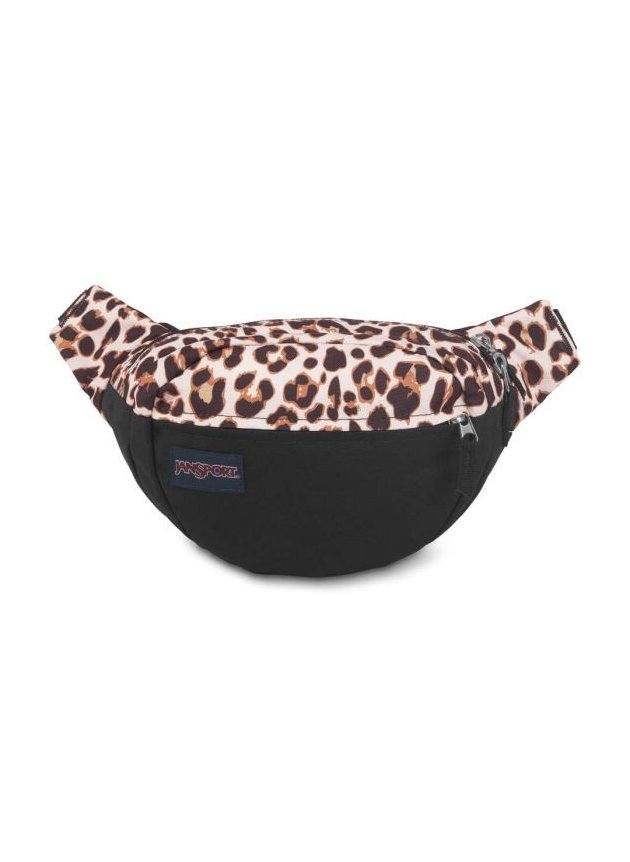 pochete jansport fifth avenue leopard life 2 5l hyped 91