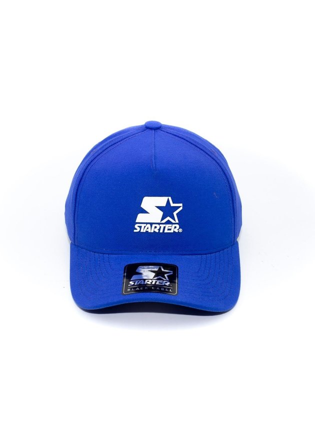 bone starter aba curva snapback logo azul hyped 91 2