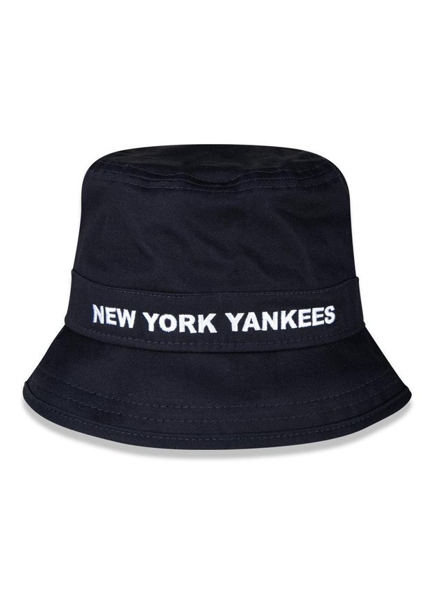 chapeu bucket new era mlb new york yankees core script new era marinho hyped 91 2