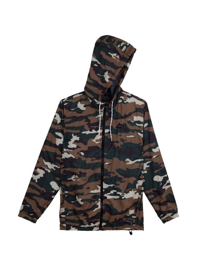 jaqueta corta vento oakley camuflado