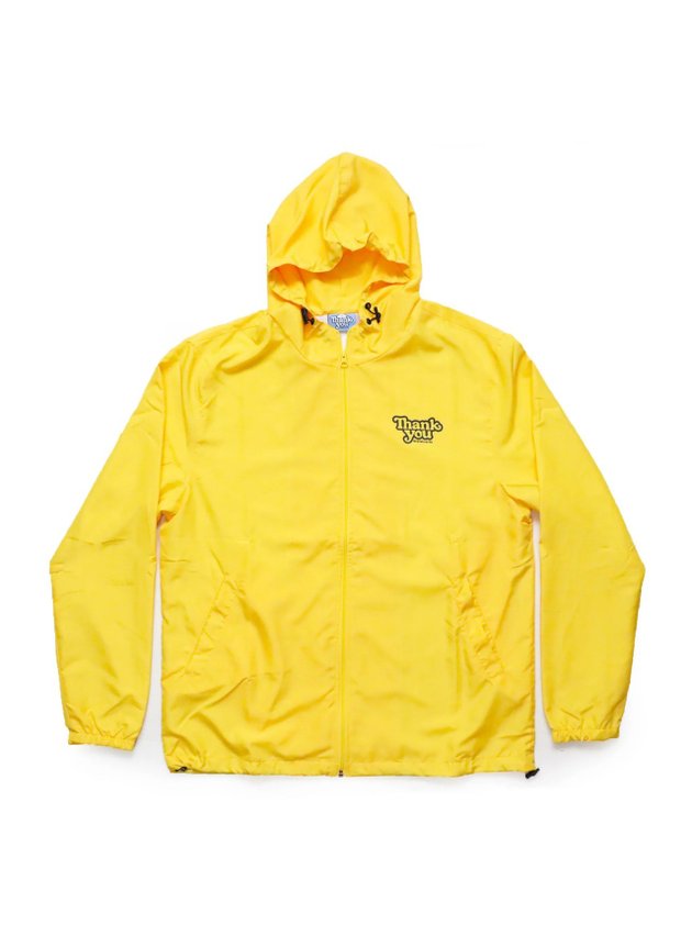 jaqueta corta vento thank you skateboards amarelo hyped 91