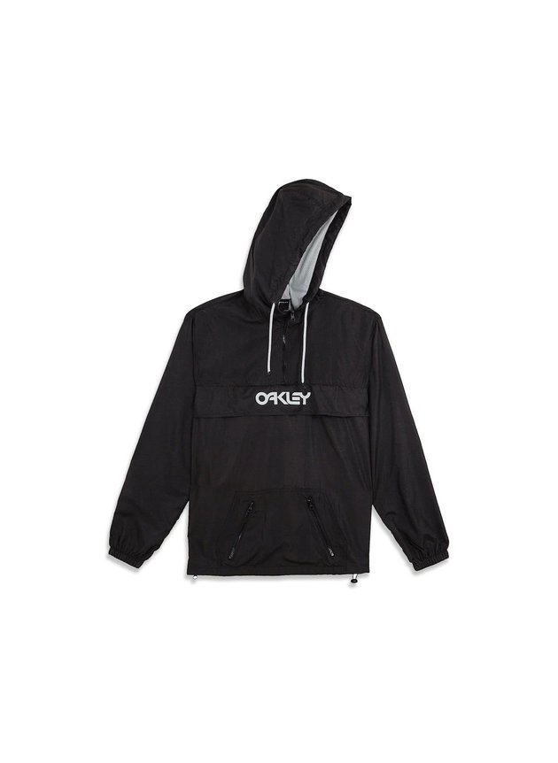jaqueta corta vento oakley mark ii packable jacket jet black hyped 91