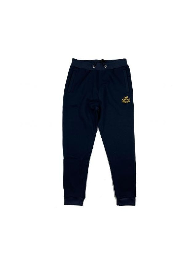 calca de moletom lrg magnum azul marinho hyped 91