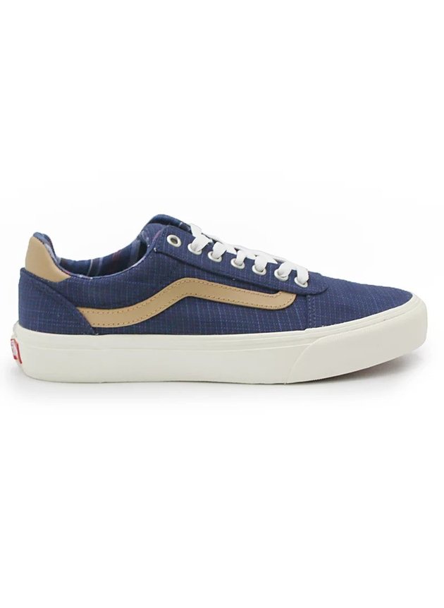 Tnis Vans Ward Deluxe Comfort   Azul Marinho Marrom
