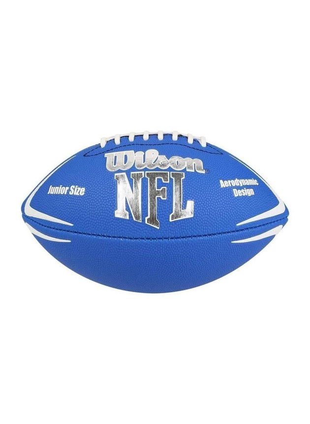 bola de futebol americano wilson avenger junior azul hyped 91