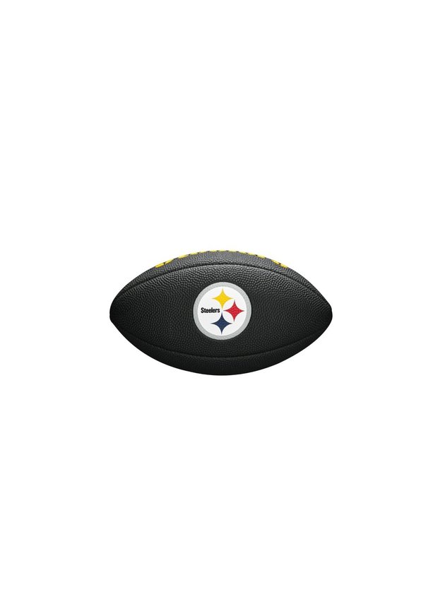 bola de futebol americano pittsburg steelers wilson preto hyped 91