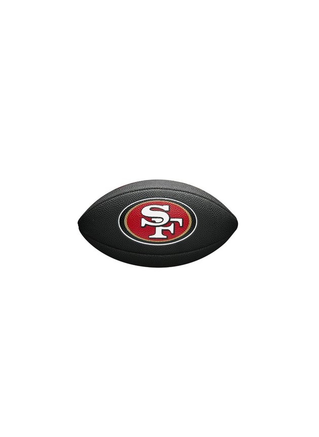bola de futebol americano san francisco 49ers wilson preto hyped 91