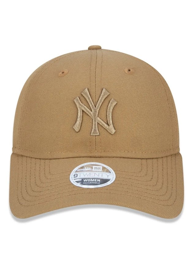 bone new era feminino new york yankees 9twenty marrom hyped 91 2