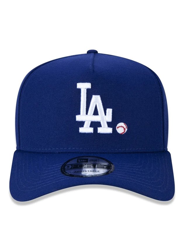 bone new era los angeles dodgers mlb aba curva azul hyped 91