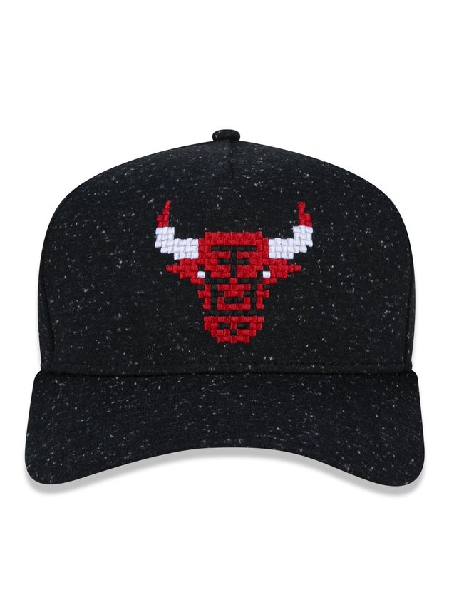 bone new era chicago bulls 9forty aba curva rave space stars preto vermelho hyped 91 2