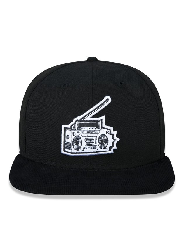 bone new era aba reta 9fifty street taste sound club preto hyped 91 2