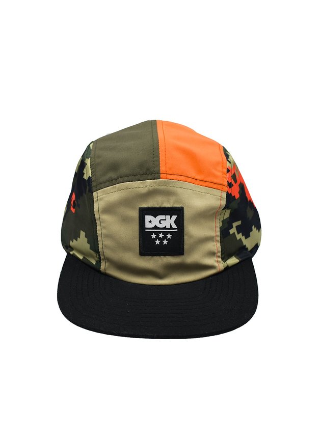 bone dgk aba reta 5 panel fusion verde laranja hyped 91