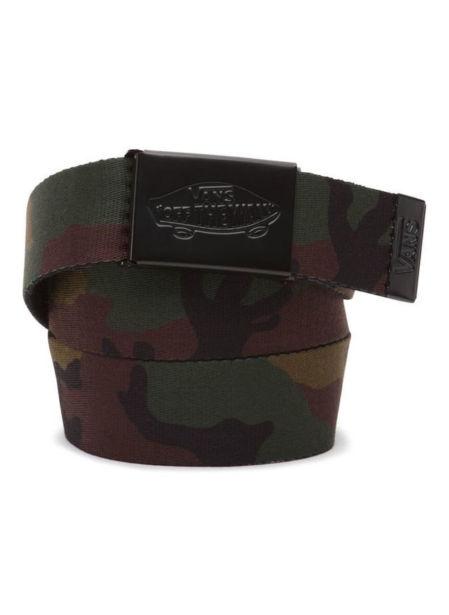 Cinto Vans Shredeator Web Dupla Face   Preto camuflado   hyped 91