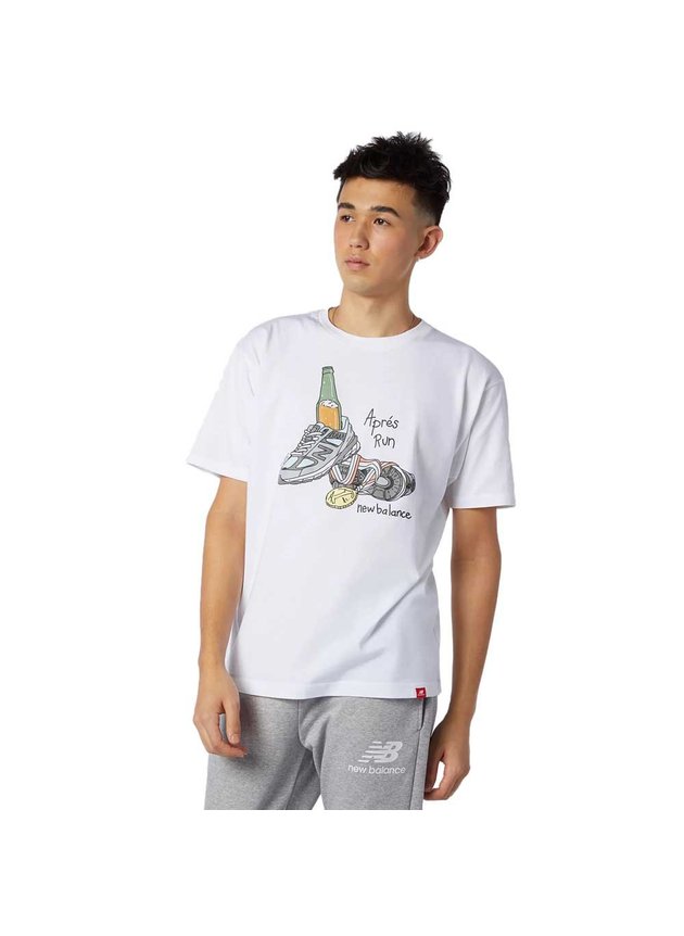 camiseta new balance essentials victory off white hyped 91
