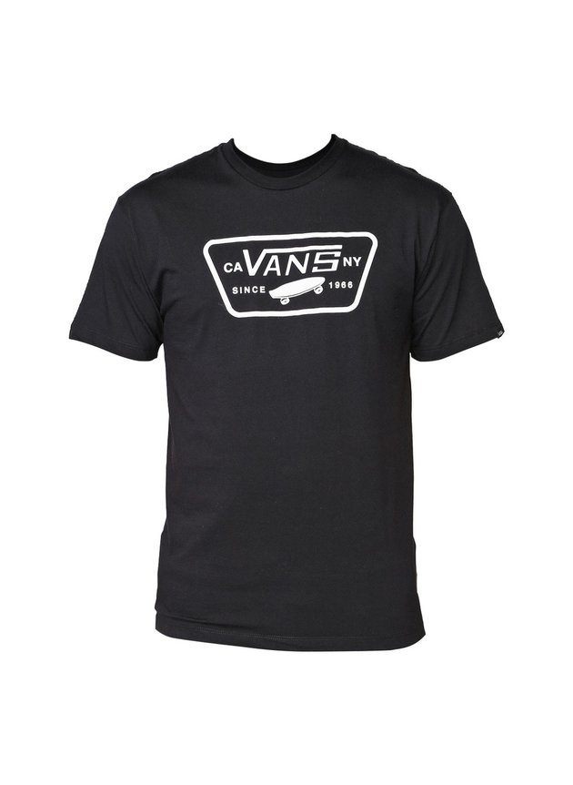 camiseta vans full patch masculina preto branco hyped 91 4