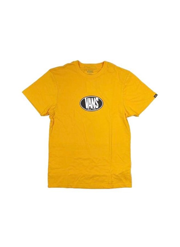 camiseta vans retro oval ss saffron amarelo hyped 91 4