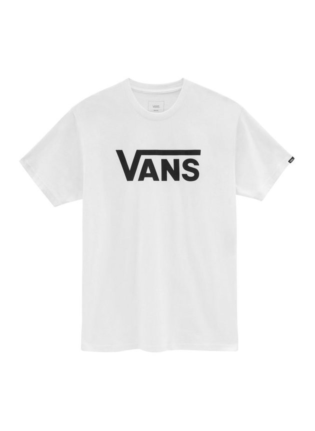 camiseta vans classic masculina branco preto hyped 91