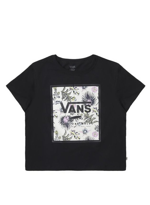 camiseta vans feminina boxed floral preto hyped 91