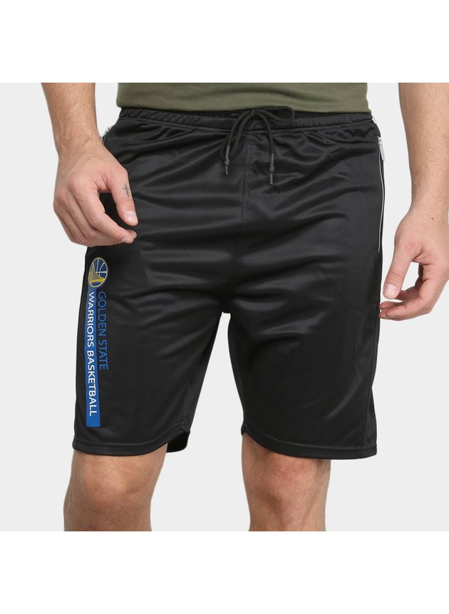 bermuda nba golden state warriors masculina preto hyped 91
