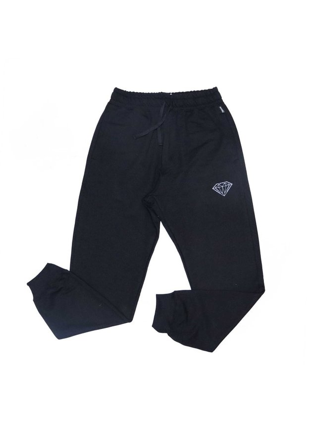 calca diamond de moletom brilliant masculina preto hyped 91