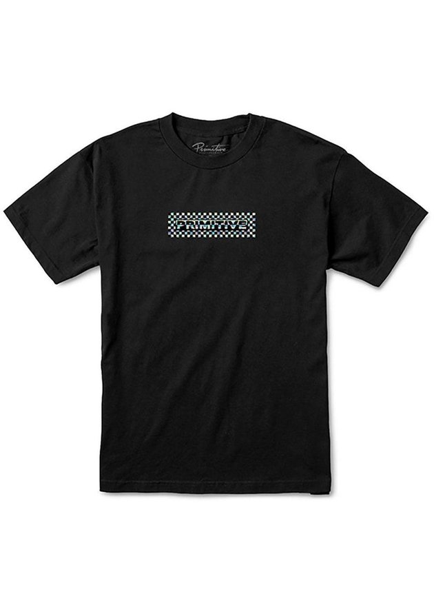 camiseta primitive finish line hologram foil preto hyped 91