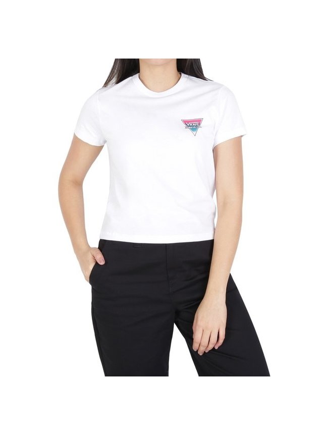 camiseta vans feminina cheetah triad branco hyped 91