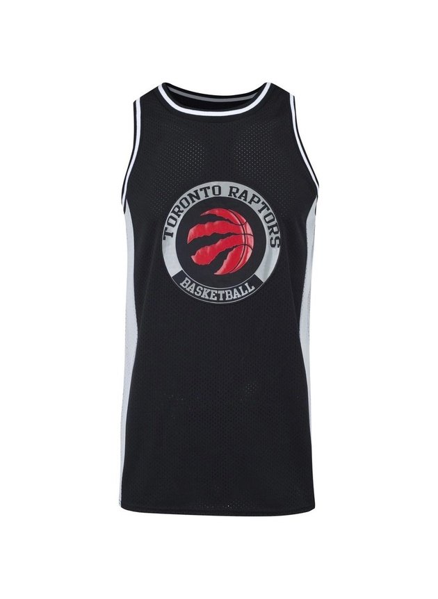 regata jersey nba toronto raptors masculina preto cinza hyped 91