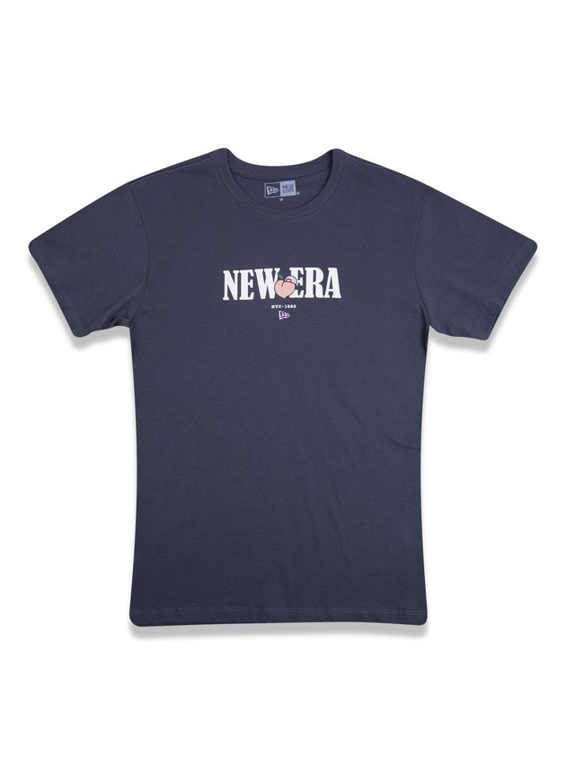 camiseta feminina new era fruit cinza escuro hyped 91