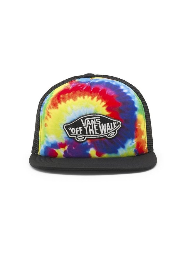 bone infantil vans classic patch trucker aba reta tye dye hyped 91
