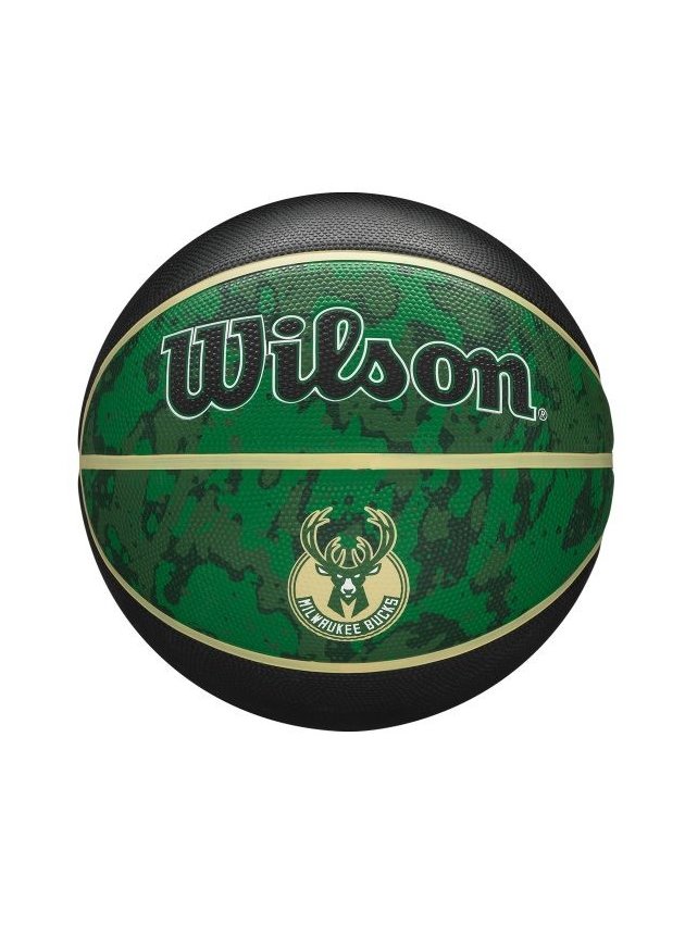bola de basquete wilson milwaukee bucks nba team preto verde hyped 91