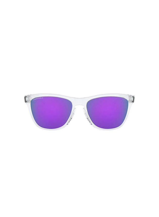 oculos masculino oakley frogskins polished clear prizm violet hyped 91 2