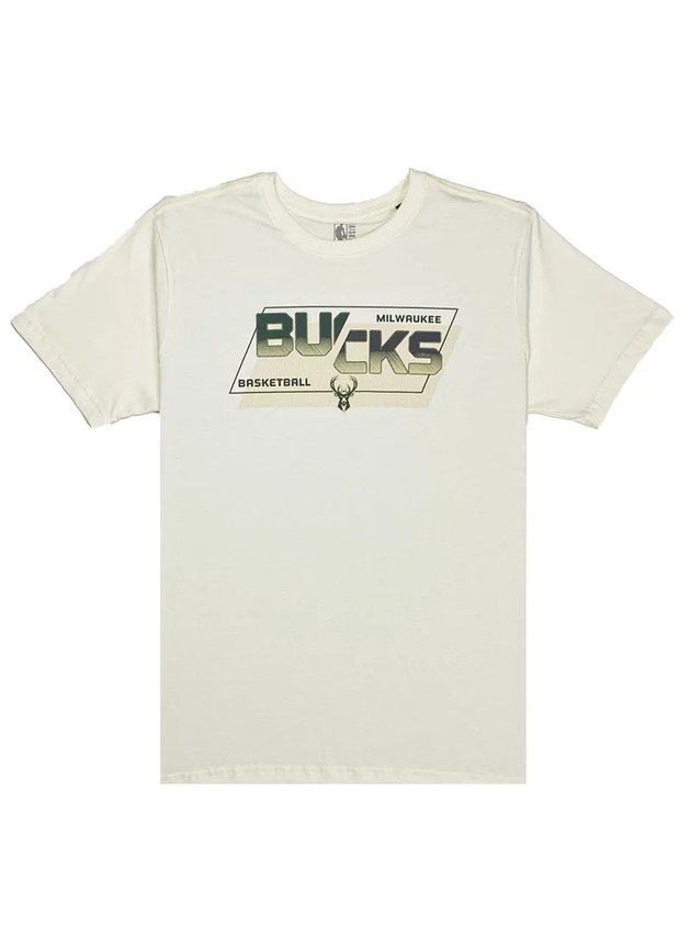 camiseta nba milwaukee bucks off white verde hyped 91