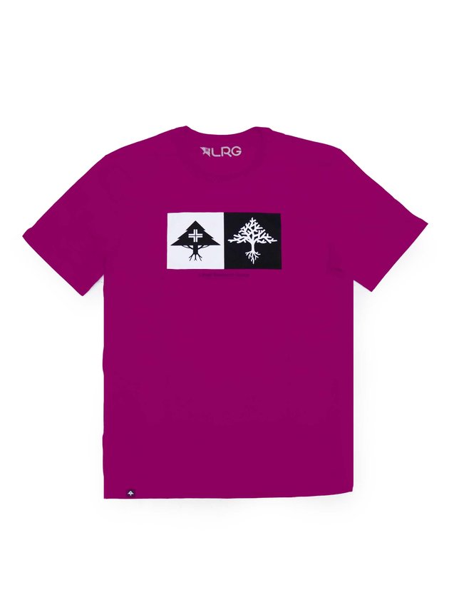 camiseta lrg double masculina roxo hyped 91