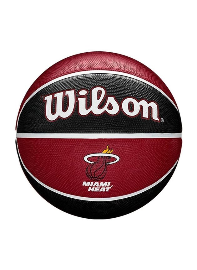 bola de basquete wilson nba miami heat team tribute preta vermelha hyped 91