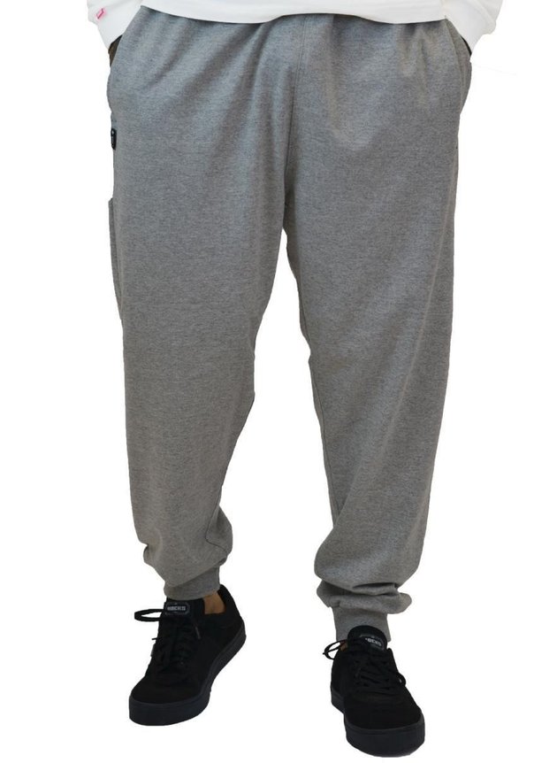 calca lrg gold de moletom cinza hyped 91