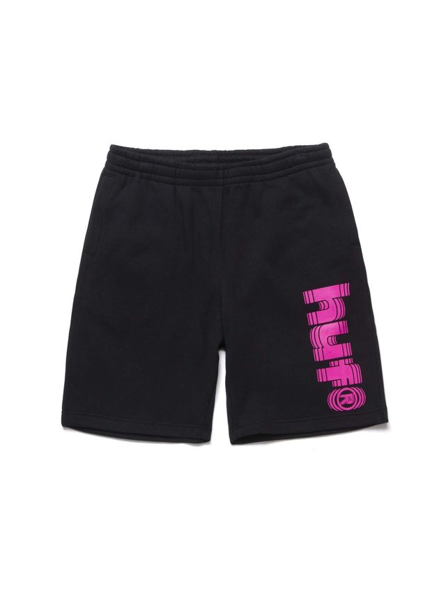 bermuda de moletom huf shake fleece preto hyped 91