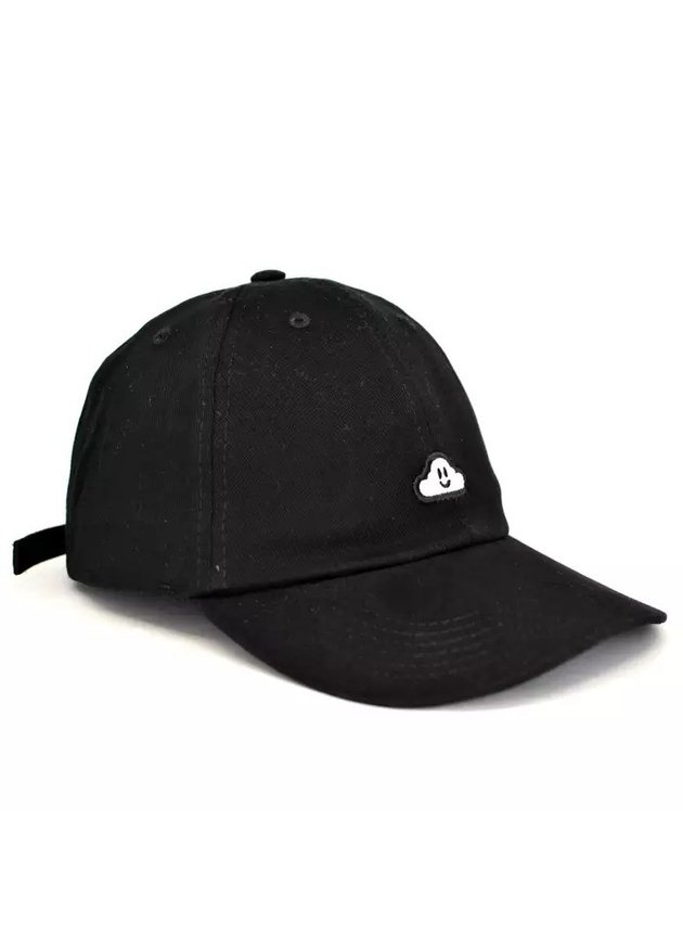 bone thank you cloudy dad hat strapback aba curva preto hyped 91