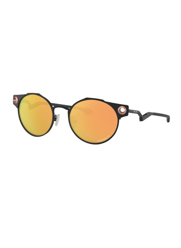oculos oakley deadbolt masculino prizm rose gold santin black hyped 91