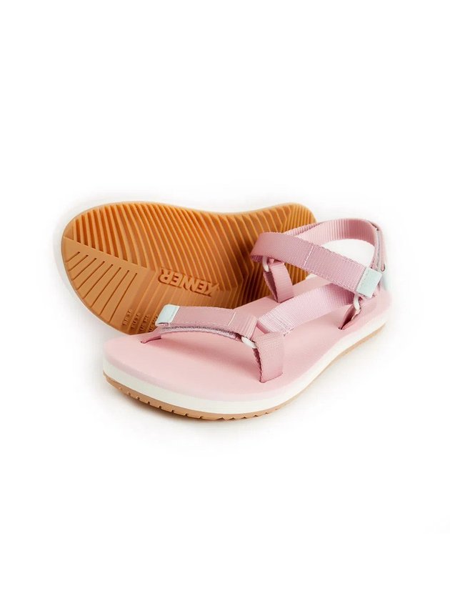 sandalia kenner diana feminino rosa branco hyped 91