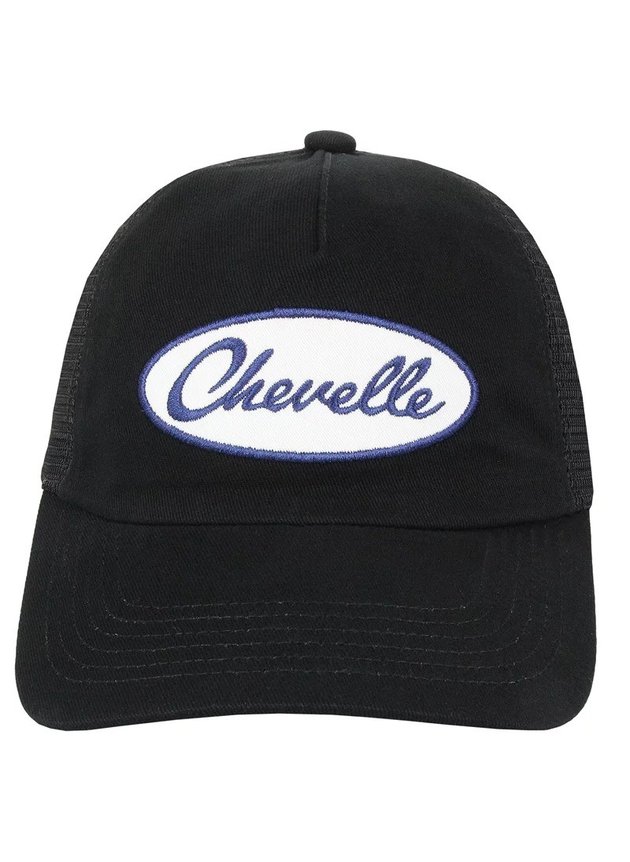 bone diamond x chevrolet chevelle trucker hat preto hyped 91 2